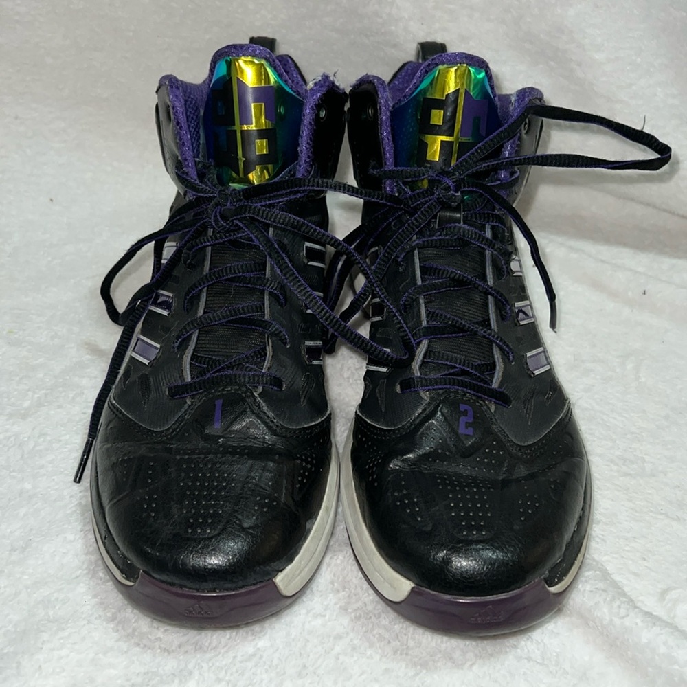 Dwight Howard D Light Basketball Purple Iridescent Tongue Size 8